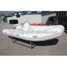 RIB boat CE inflatable boat pvc fishing boat